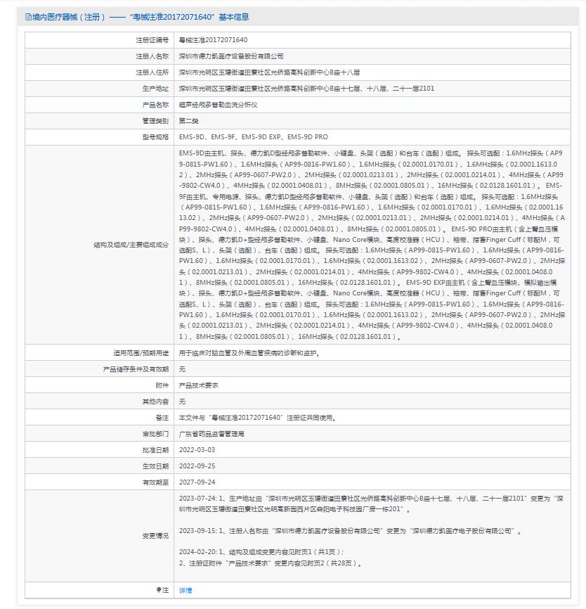 德力凯 超声经颅多普勒血流分析仪 EMS-9D 德力凯 超声经颅多普勒血流分析仪 EMS-9D