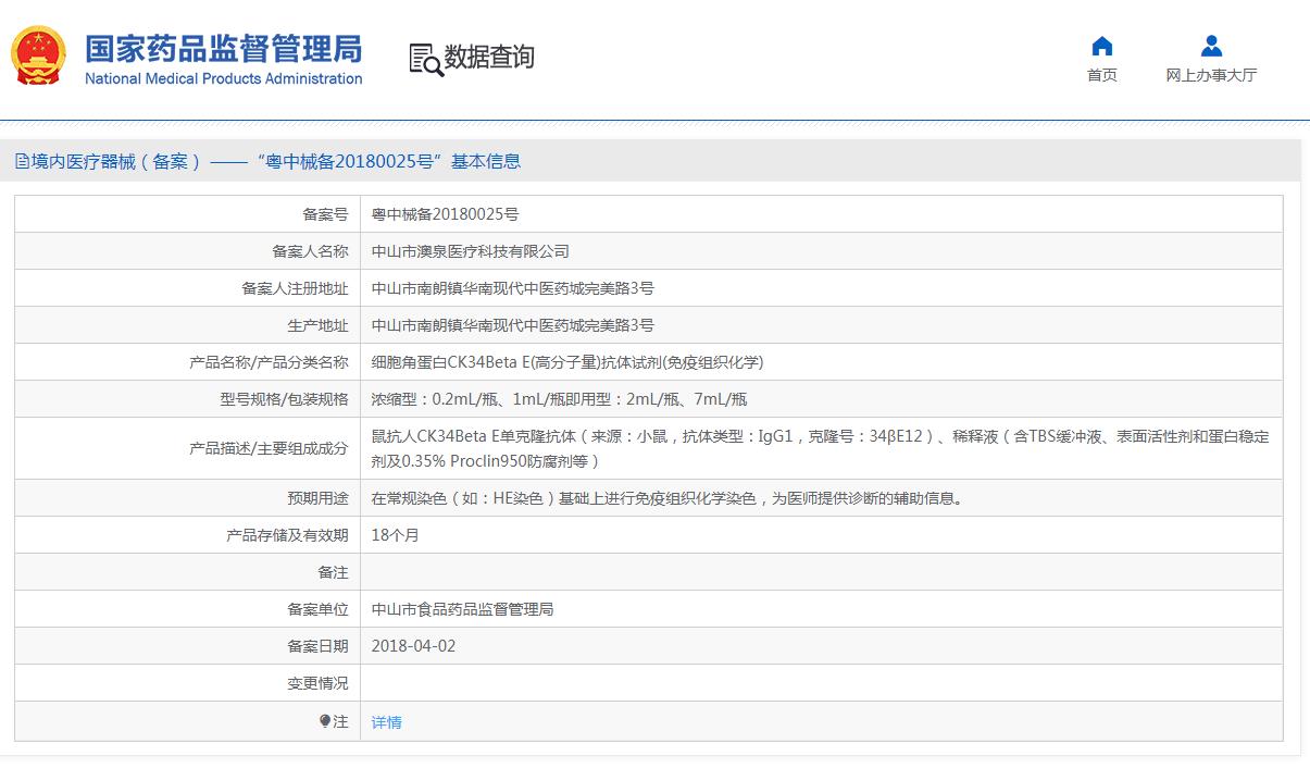 细胞角蛋白CK34BetaE(高分子量)抗体试剂 细胞角蛋白CK34BetaE(高分子量)抗体试剂