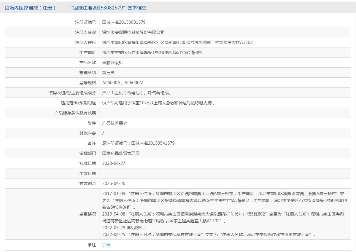 AII6000M安保急救呼吸机