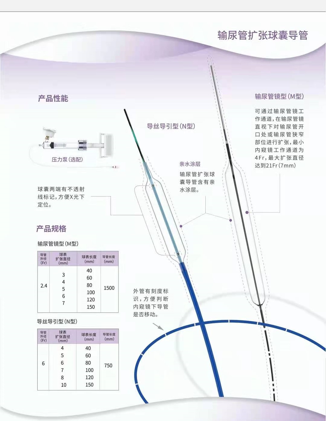 输尿管扩张球囊导管(ASCEND AQ)